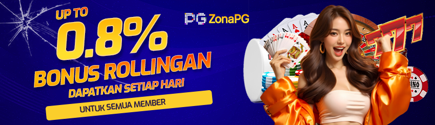 BONUS ROLLINGAN HARIAN UP TO 0.8%